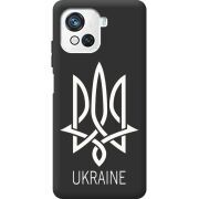 Черный чехол BoxFace Blackview Oscal C80 Тризуб монограмма ukraine
