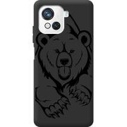 Черный чехол BoxFace Blackview Oscal C80 Grizzly Bear