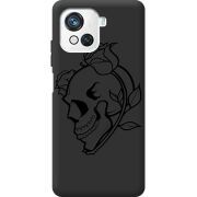 Черный чехол BoxFace Blackview Oscal C80 Skull and Roses