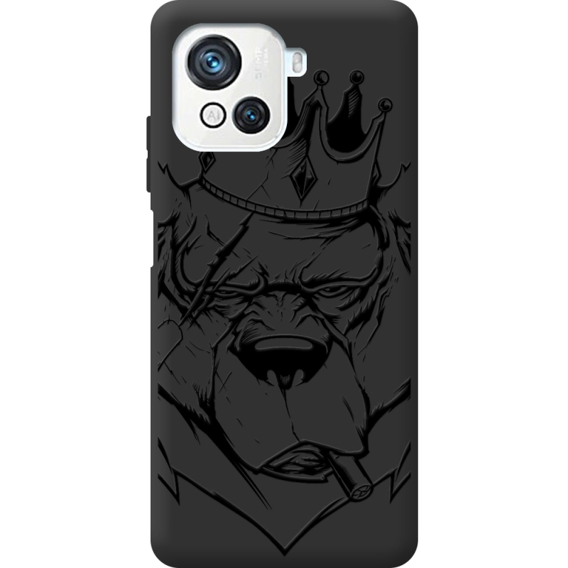 Черный чехол BoxFace Blackview Oscal C80 Bear King