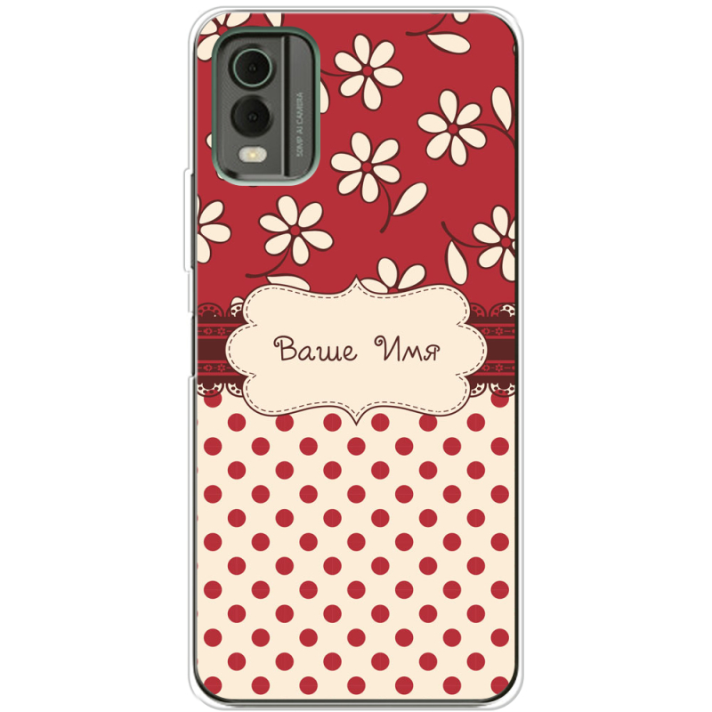 Чехол BoxFace Nokia C32 Именной Polka Dots