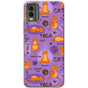 Чехол BoxFace Nokia C32 Yoga Cat