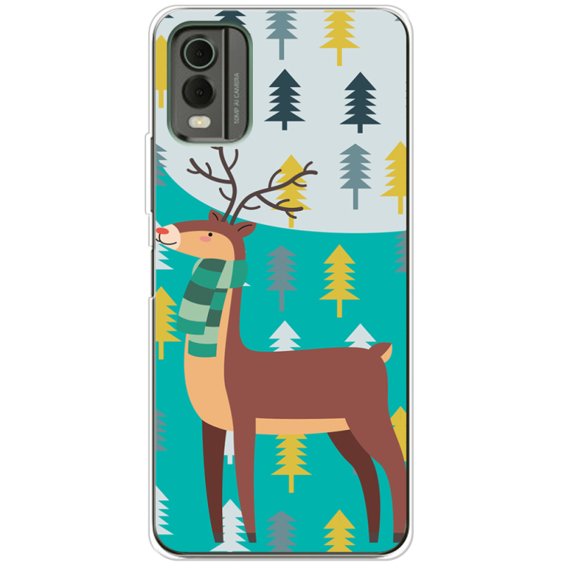 Чехол BoxFace Nokia C32 Foresty Deer