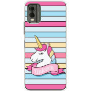 Чехол BoxFace Nokia C32 Unicorn