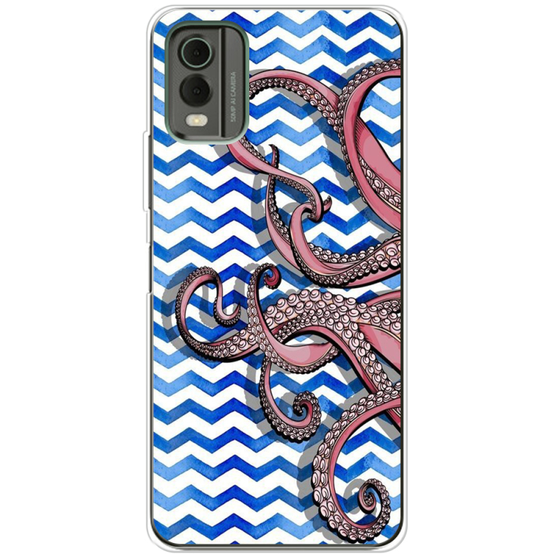 Чехол BoxFace Nokia C32 Sea Tentacles