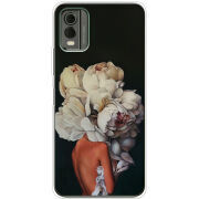 Чехол BoxFace Nokia C32 Exquisite White Flowers