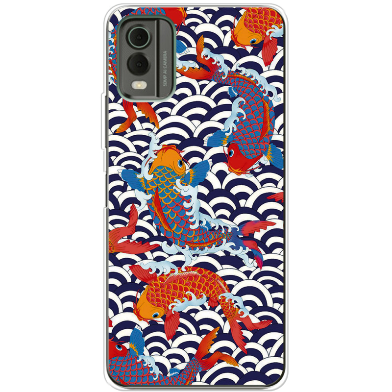 Чехол BoxFace Nokia C32 Koi Fish