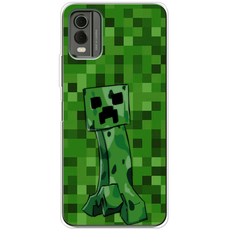 Чехол BoxFace Nokia C32 Minecraft Creeper