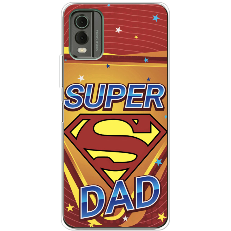 Чехол BoxFace Nokia C32 Super Dad