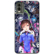 Чехол BoxFace Nokia C32 Overwatch D.VA