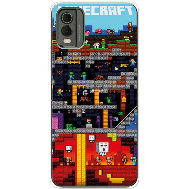 Чехол BoxFace Nokia C32 Minecraft Lode Runner