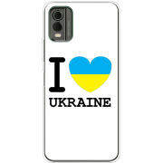 Чехол BoxFace Nokia C32 I love Ukraine