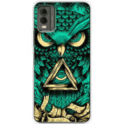 Чехол BoxFace Nokia C32 Masonic Owl