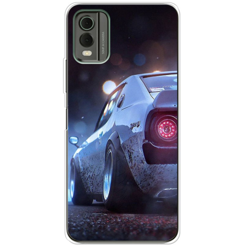 Чехол BoxFace Nokia C32 Silver Car