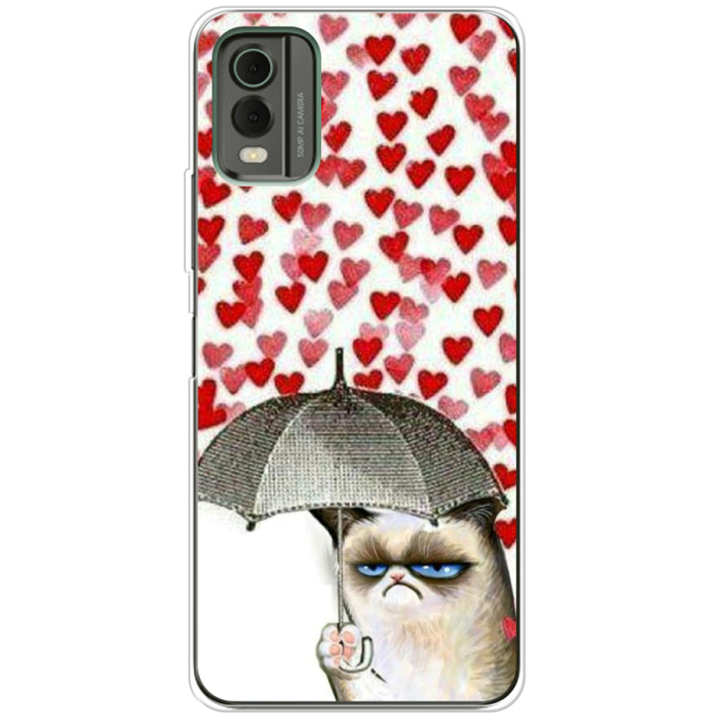 Чехол BoxFace Nokia C32 Raining Hearts