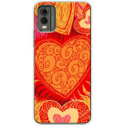 Чехол BoxFace Nokia C32 Warm Hearts