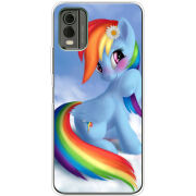 Чехол BoxFace Nokia C32 My Little Pony Rainbow Dash