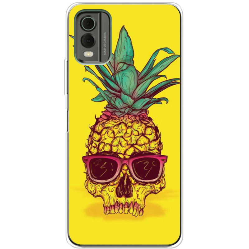 Чехол BoxFace Nokia C32 Pineapple Skull