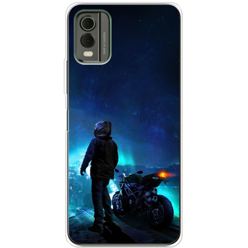 Чехол BoxFace Nokia C32 Motorcyclist