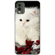 Чехол BoxFace Nokia C32 Fluffy Cat