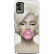 Чехол BoxFace Nokia C32 Marilyn Monroe Bubble Gum