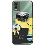 Прозрачный чехол BoxFace Nokia C32 Fashion Pug