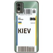 Прозрачный чехол BoxFace Nokia C32 Ticket Kiev