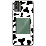 Прозрачный чехол BoxFace Nokia C32 Cow