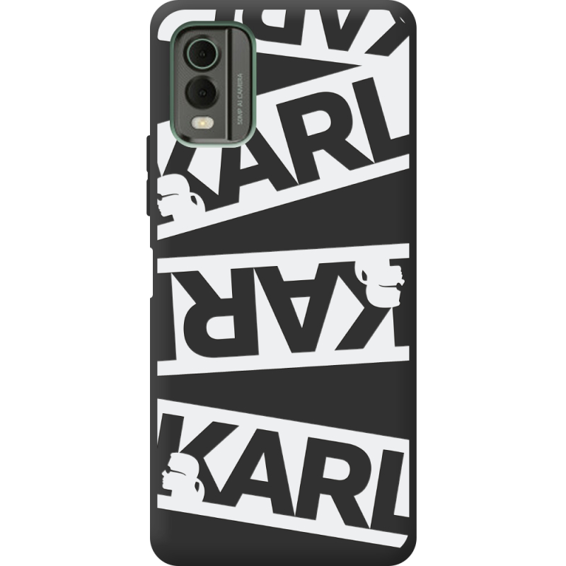 Черный чехол BoxFace Nokia C32 White Karl