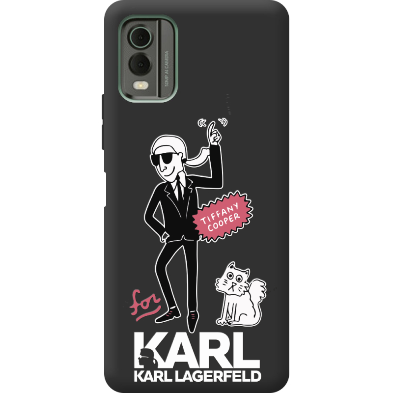 Черный чехол BoxFace Nokia C32 For Karl