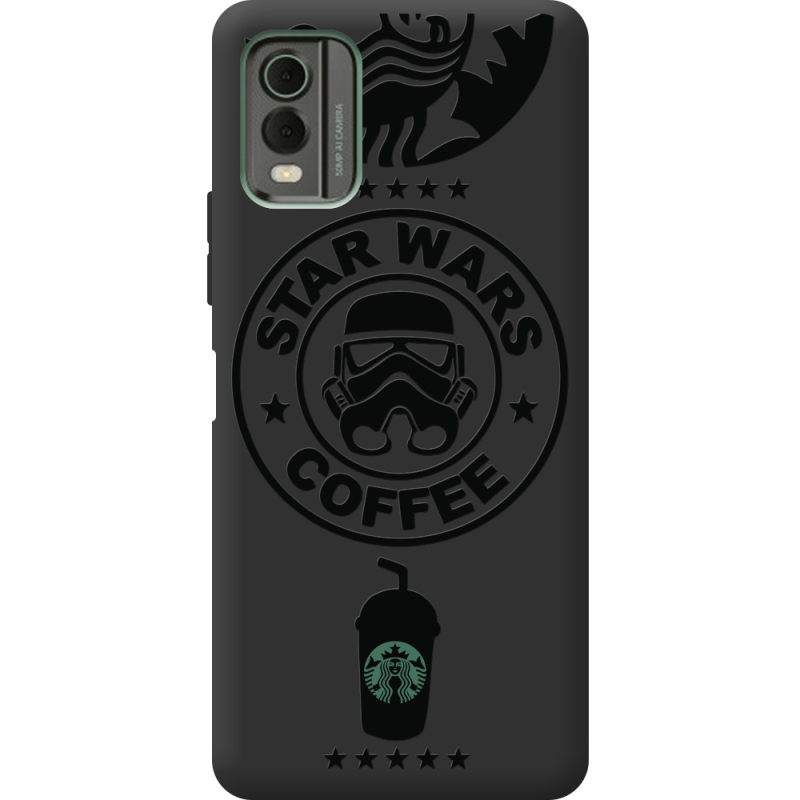 Черный чехол BoxFace Nokia C32 Dark Coffee