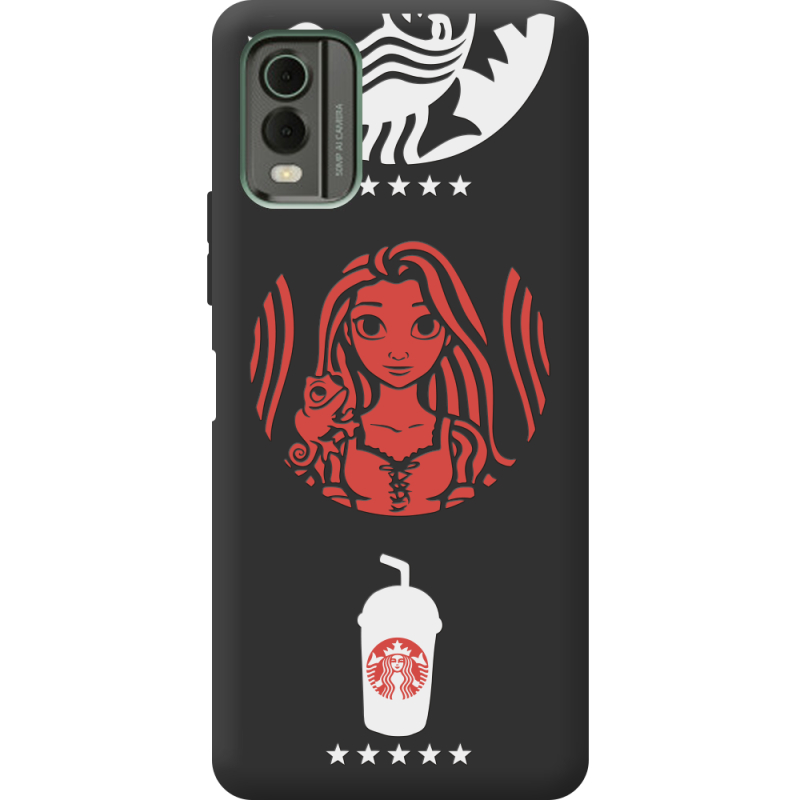 Черный чехол BoxFace Nokia C32 RedWhite Coffee