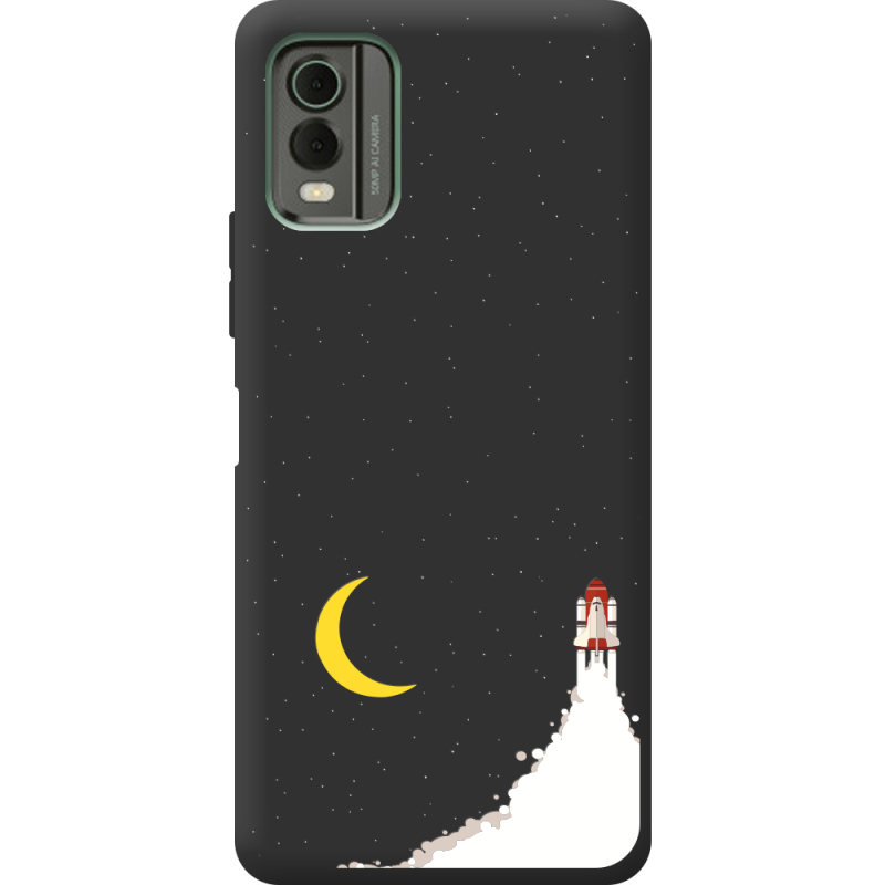 Черный чехол BoxFace Nokia C32 Meet The Stars