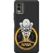 Черный чехол BoxFace Nokia C32 NASA Spaceship