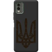 Черный чехол BoxFace Nokia C32 Ukrainian Trident