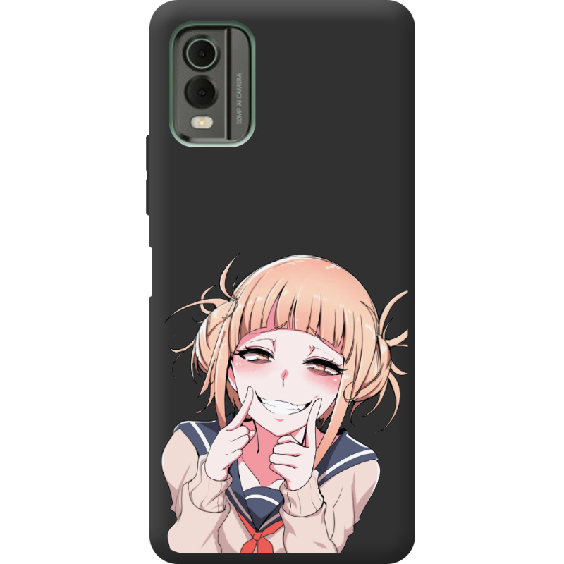 Черный чехол BoxFace Nokia C32 Himiko Toga Smile