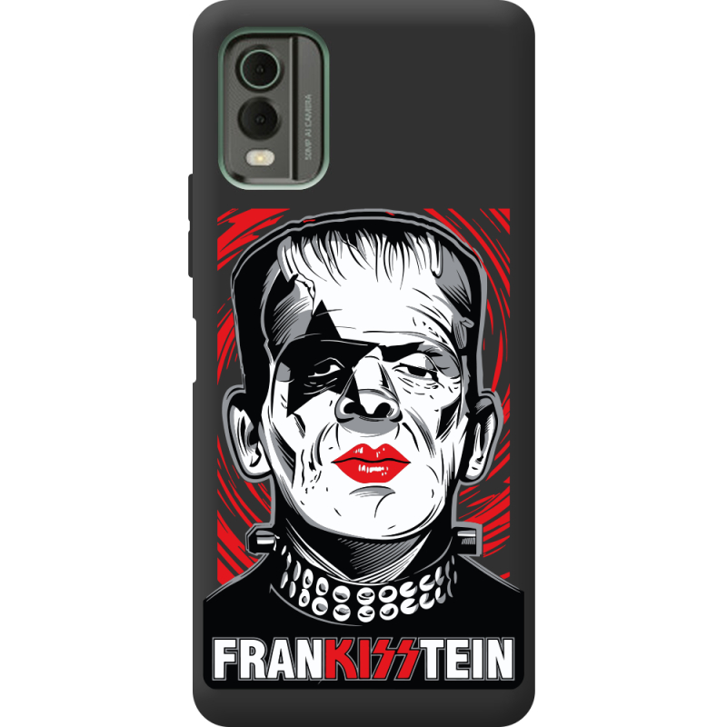 Черный чехол BoxFace Nokia C32 Frankisstein