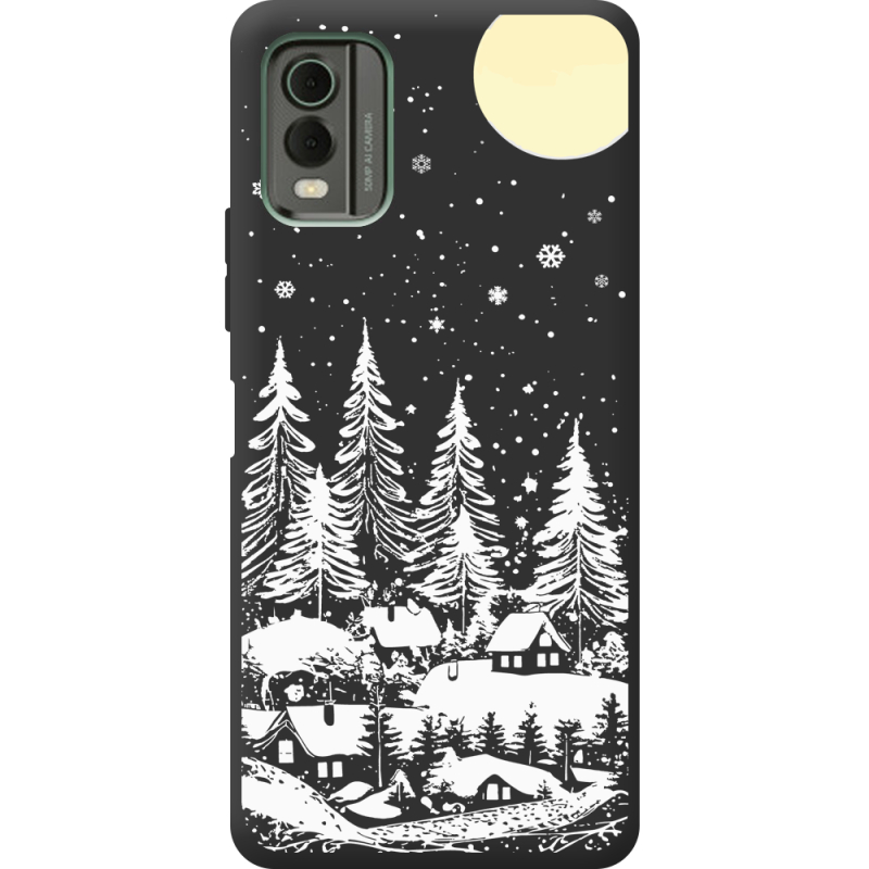 Черный чехол BoxFace Nokia C32 