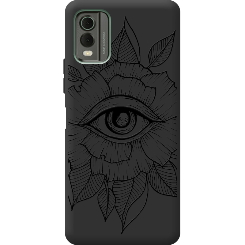 Черный чехол BoxFace Nokia C32 Eye