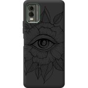 Черный чехол BoxFace Nokia C32 Eye