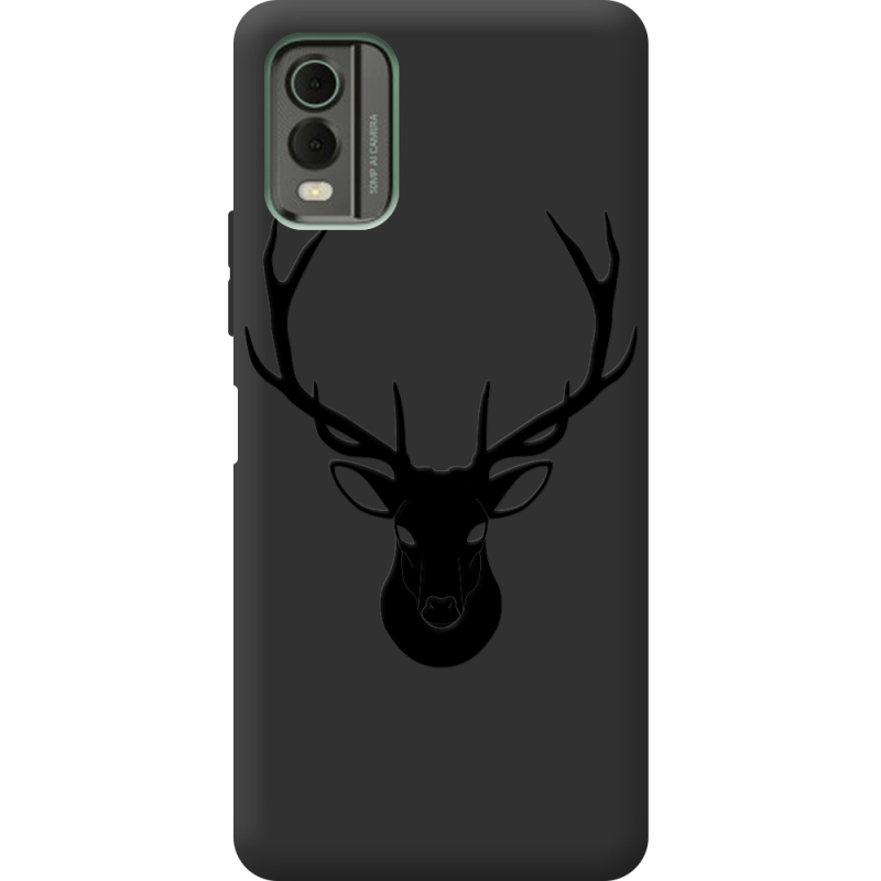 Черный чехол BoxFace Nokia C32 Deer