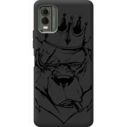 Черный чехол BoxFace Nokia C32 Bear King