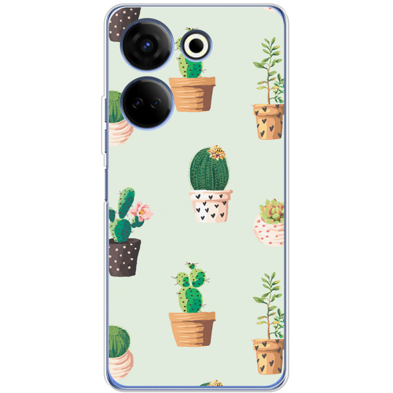 Чехол BoxFace Tecno Camon 20 Pro 4G L-green Cacti