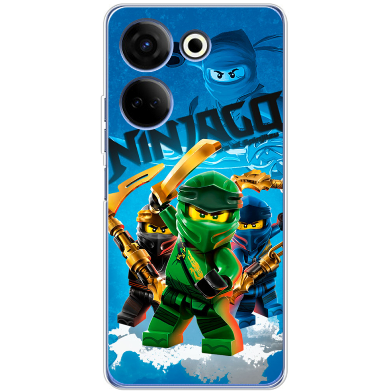 Чехол BoxFace Tecno Camon 20 Pro 4G Lego Ninjago