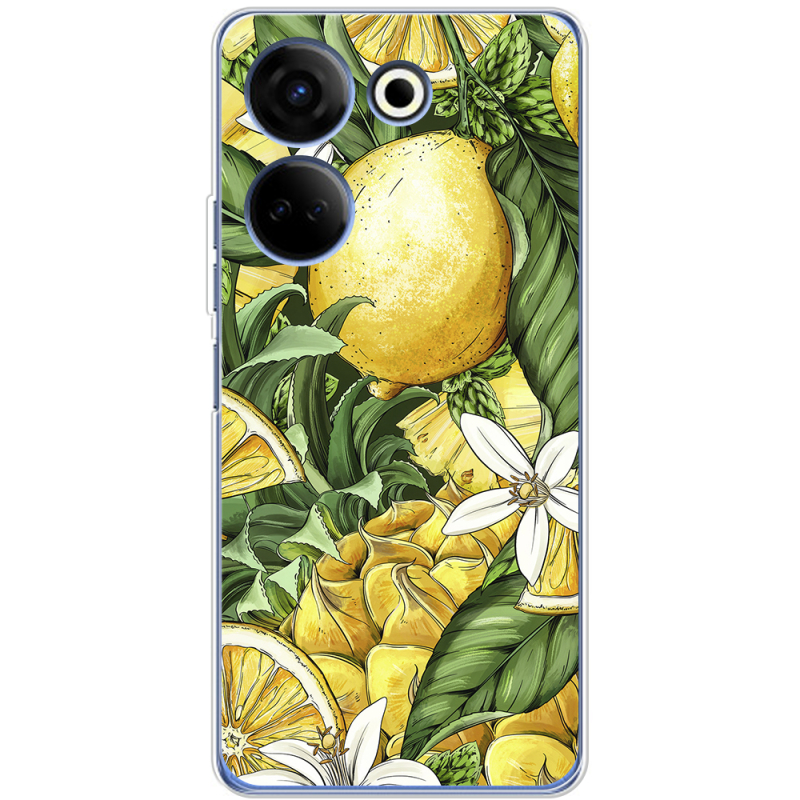 Чехол BoxFace Tecno Camon 20 Pro 4G Lemon Pattern