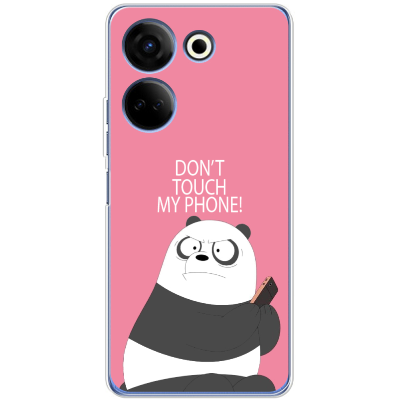 Чехол BoxFace Tecno Camon 20 Pro 4G Dont Touch My Phone Panda