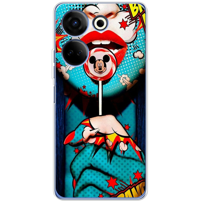 Чехол BoxFace Tecno Camon 20 Pro 4G Girl Pop Art