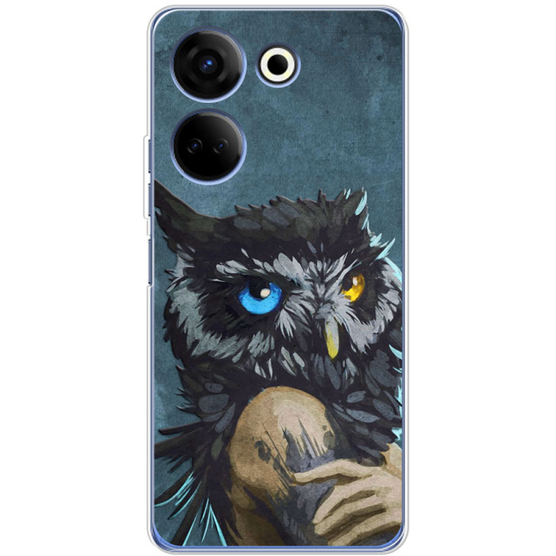 Чехол BoxFace Tecno Camon 20 Pro 4G Owl Woman