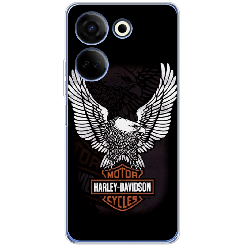 Чехол BoxFace Tecno Camon 20 Pro 4G Harley Davidson and eagle