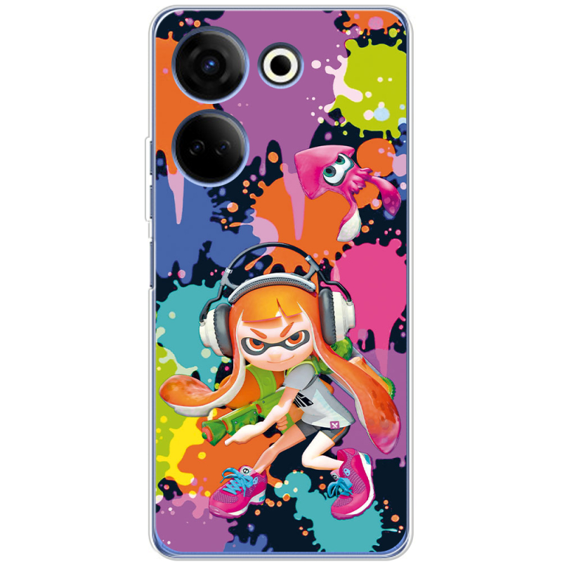 Чехол BoxFace Tecno Camon 20 Pro 4G Splatoon Inklings